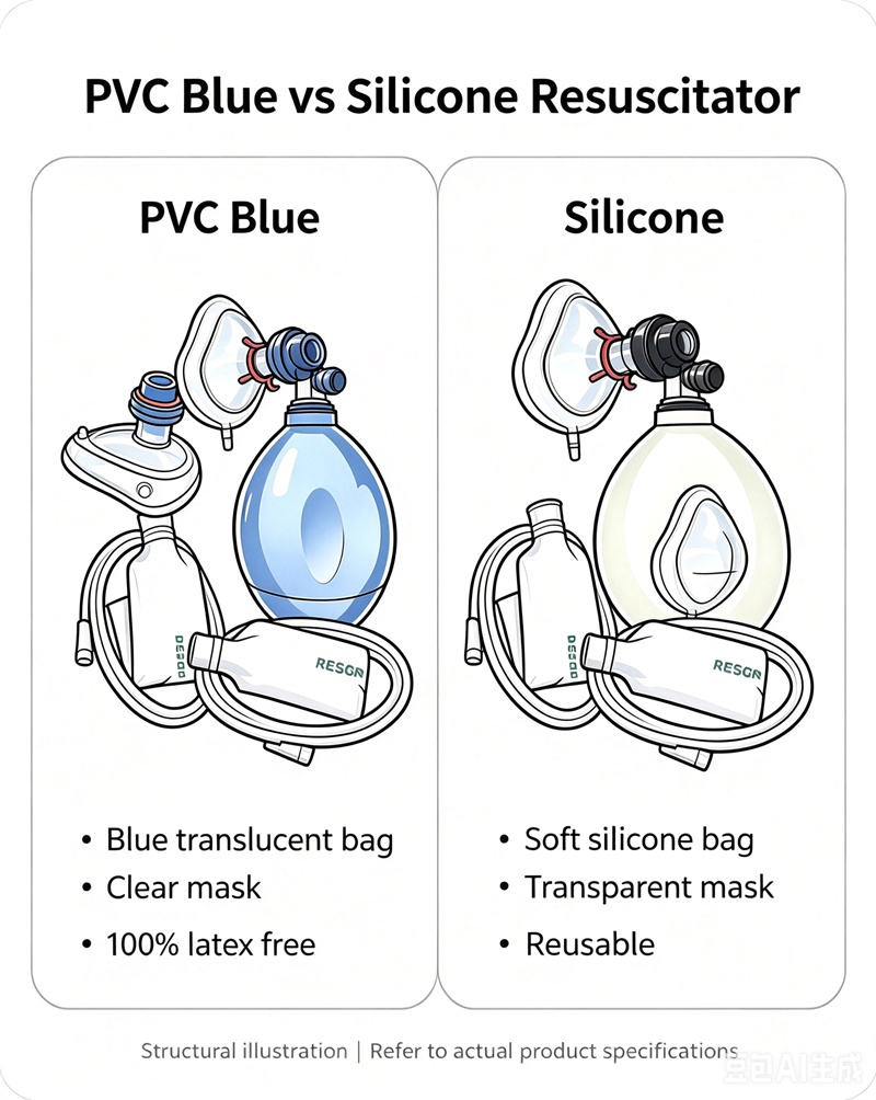 Disposable PVC vs. Reusable Silicone Ambu Bags: A Sourcing Cost-Benefit Analysis