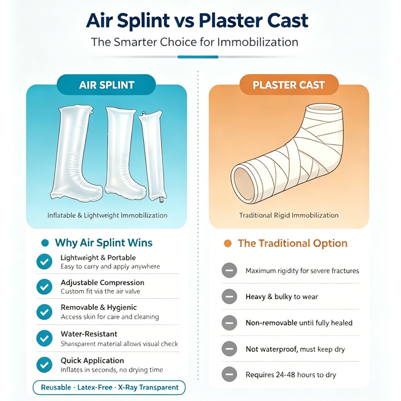 Air Splint vs Plaster Cast: Which Immobilization Device Should You Choose?