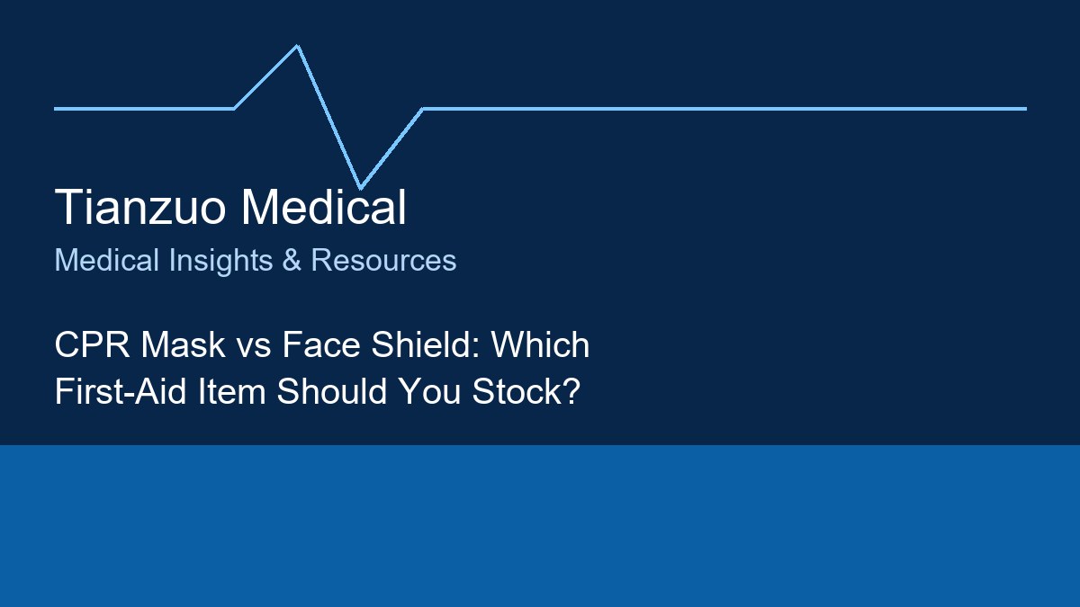 CPR Mask vs Face Shield: Which First-Aid Item Should You Stock?