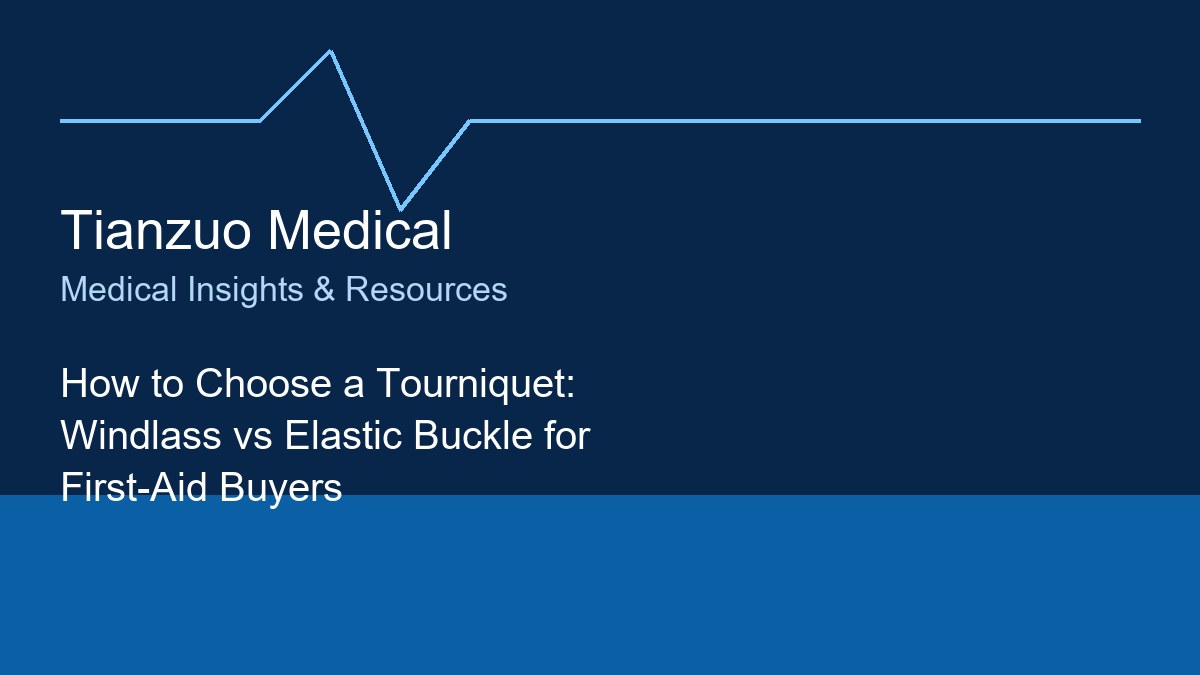 How to Choose a Tourniquet: Windlass vs Elastic Buckle for First-Aid Buyers